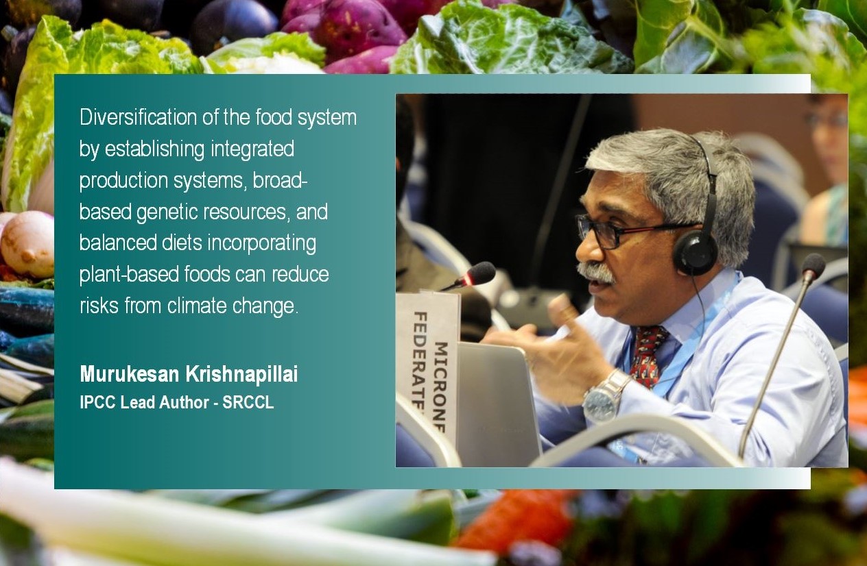 Dr Muru explains the value of food as related to climate change